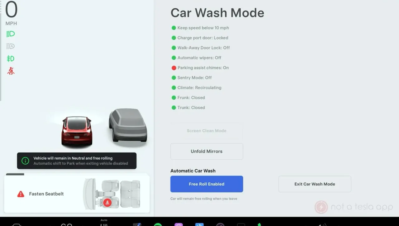 Tesla може да подобри режима на автомивка с предупреждения за прозорци